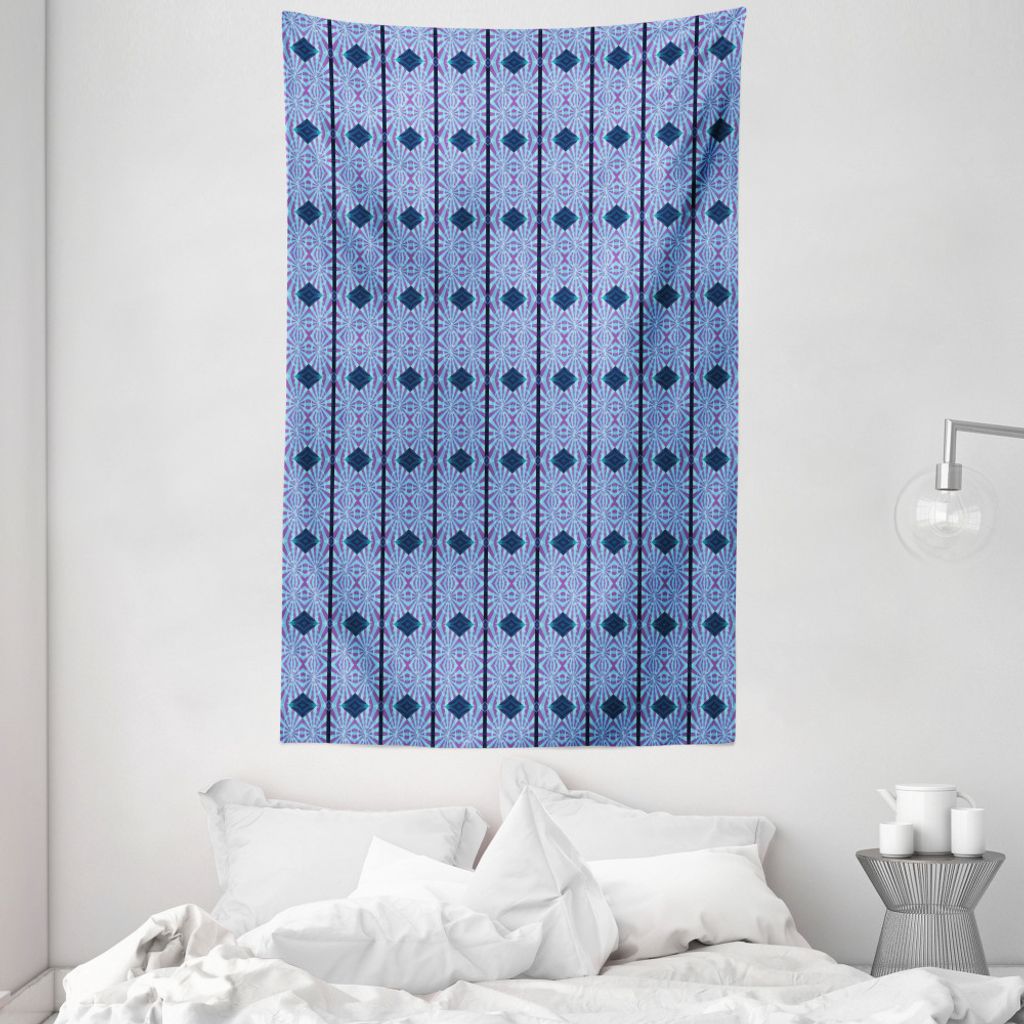 ABAKUHAUS Psychedelisch Wandteppich und Tagesdecke, kaleidoskopischen Stripes aus Weiches Mikrofaser Stoff Waschbar ohne Verblassen Digitaldruck, 1...