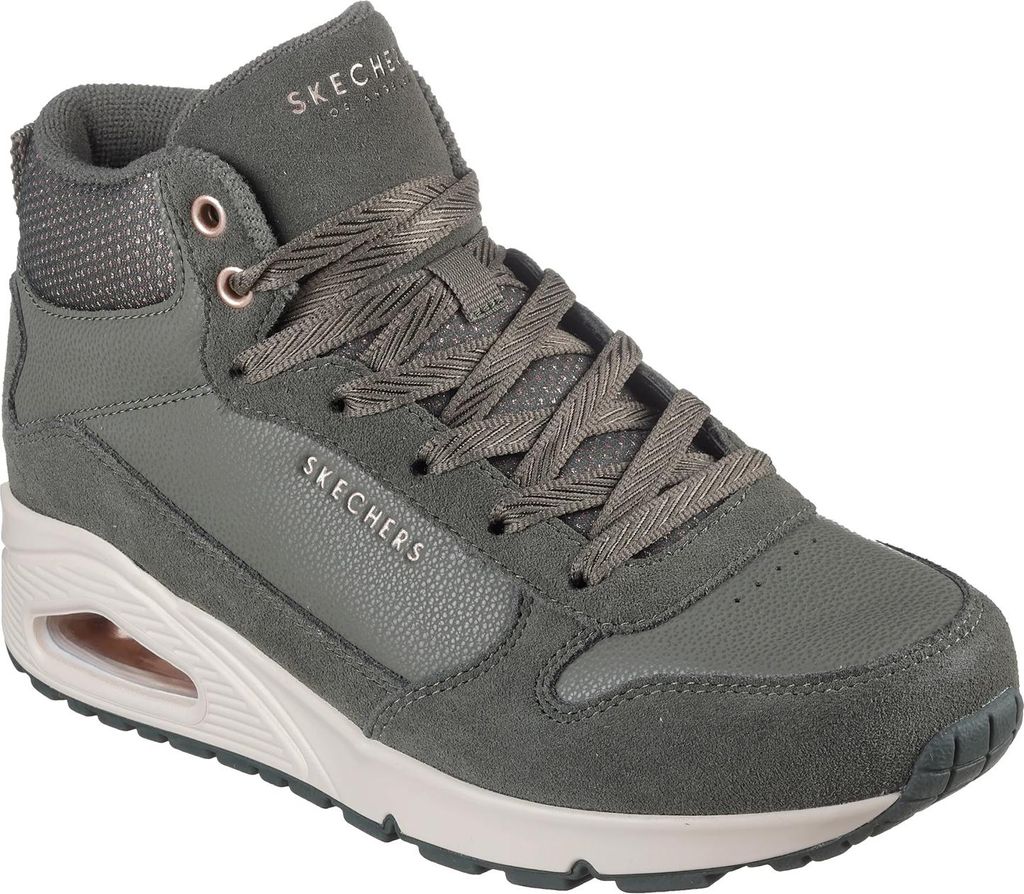 Skechers Damen Sneaker UNO - STACRE SHINE 37538-37, 37538-38, 37538-39, 37538-40, 37538-41, 37538-42 SKE-177181 olive 37