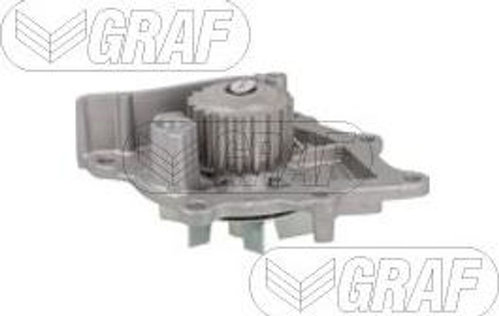 GRAF Kühlmittelpumpe Wasserpumpe für FORD FOCUS III Turnier Produktbild 