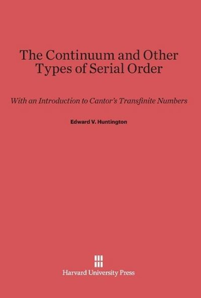 The Continuum and Other Types of Serial Order
