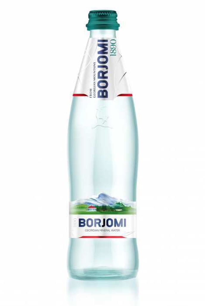 Eau minérale gazeuse NATURELLEMENT 500 ml (VERRE) - BORJOMI Image du produit 