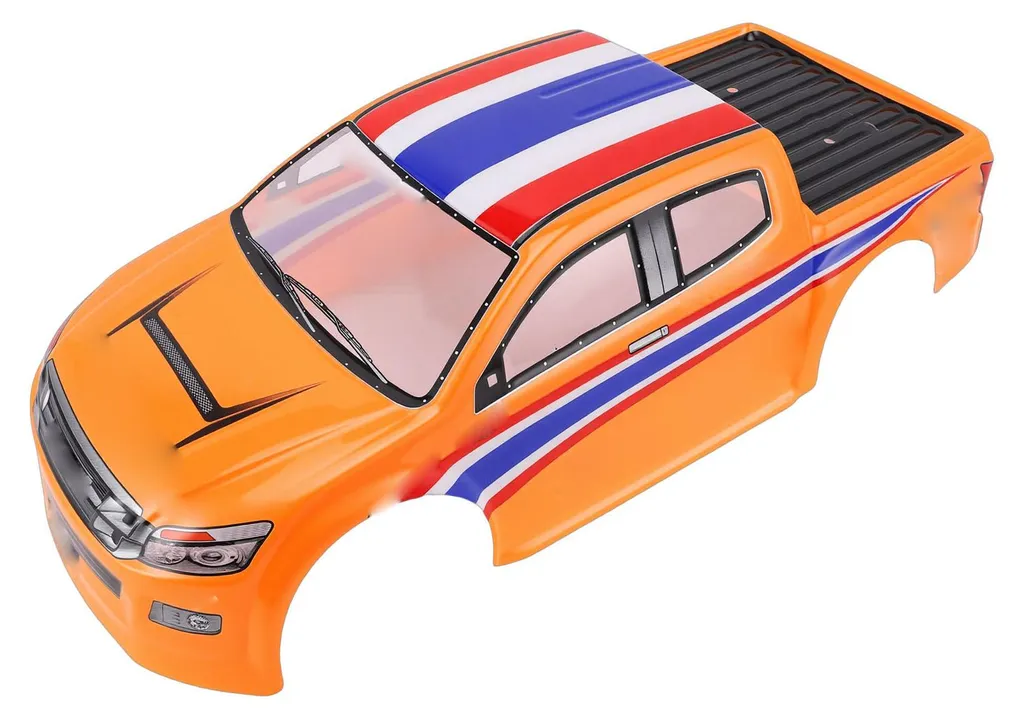 Coque de Camion Télécommandé 1/10 - Accessoire Carrosserie Orange