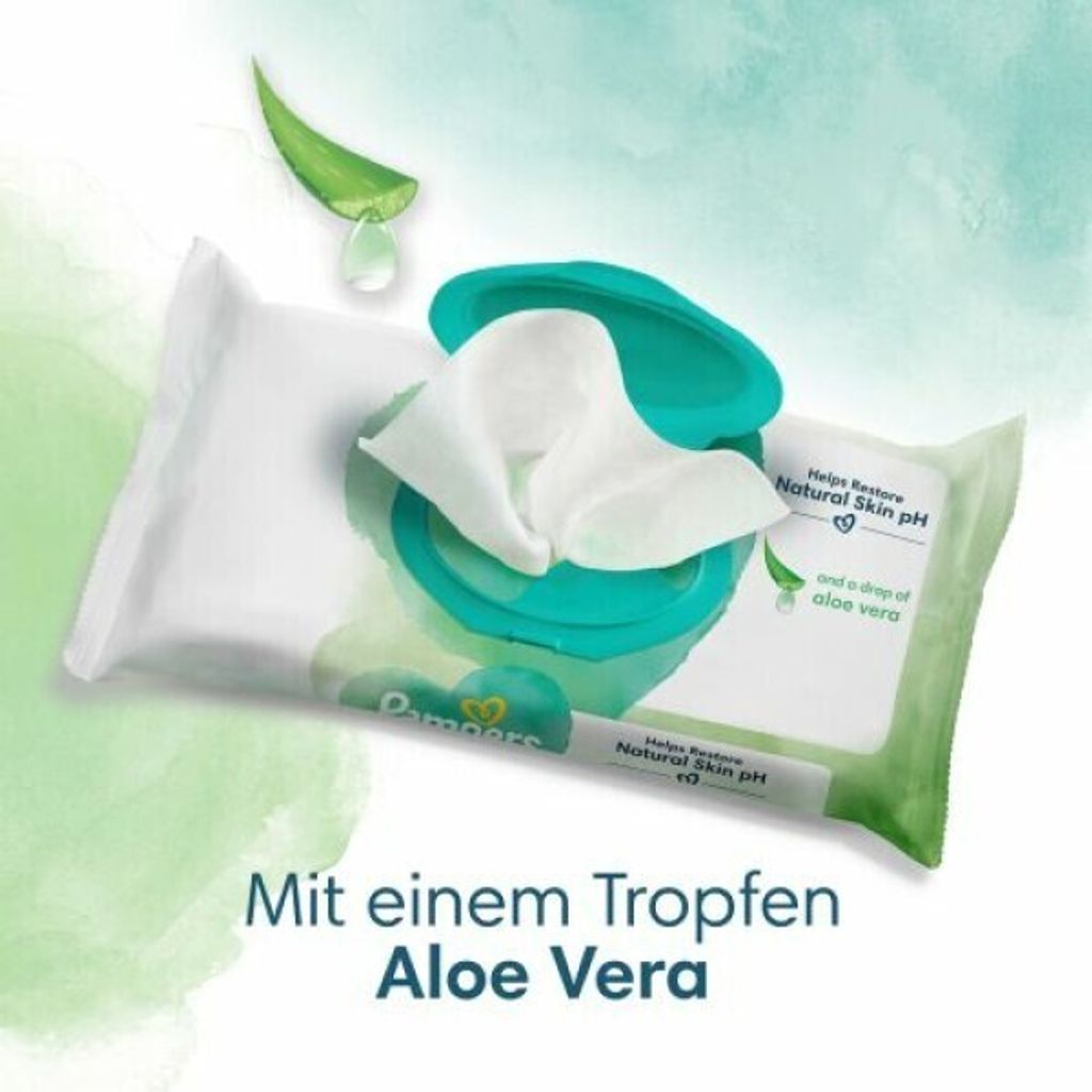Pampers® Feuchttücher new baby Harmonie™, 1.104 St. Produktbild 6