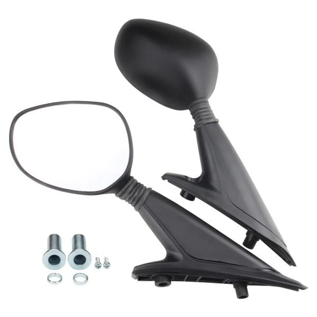Paire de rétroviseurs de remplacement noir pour scooter Piaggio X8