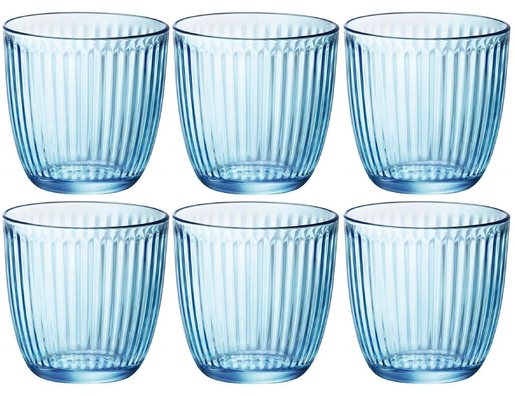 Bormioli Rocco 5124229, Blau, Glas, 6 Stück(e), klar, Line Produktbild 