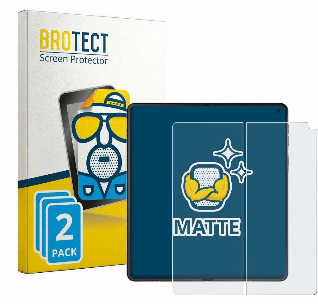 2x BROTECT Schutzfolie für Motorola Razr Fold (Inneres Display) Displayschutz Displayschutzfolie Folie Matt Entspiegelungsfolie