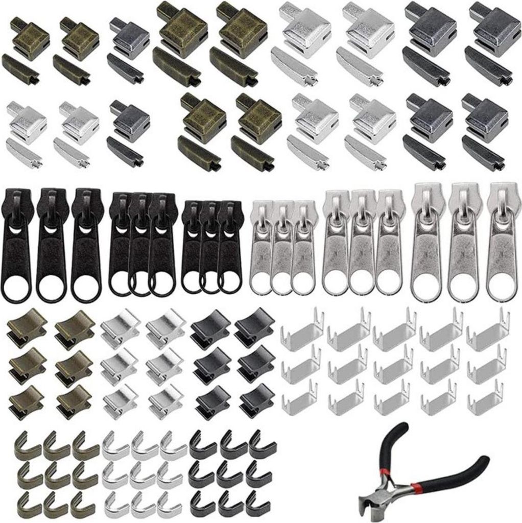 INF 142-teiliges Reißverschluss Reparatur Set mit Zubehör Produktbild 