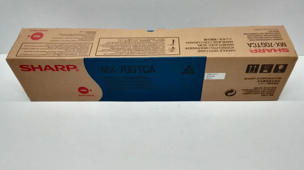 Sharp MX70GTCA Toner Cyan Original pour Imprimantes Laser Sharp MX - 7
