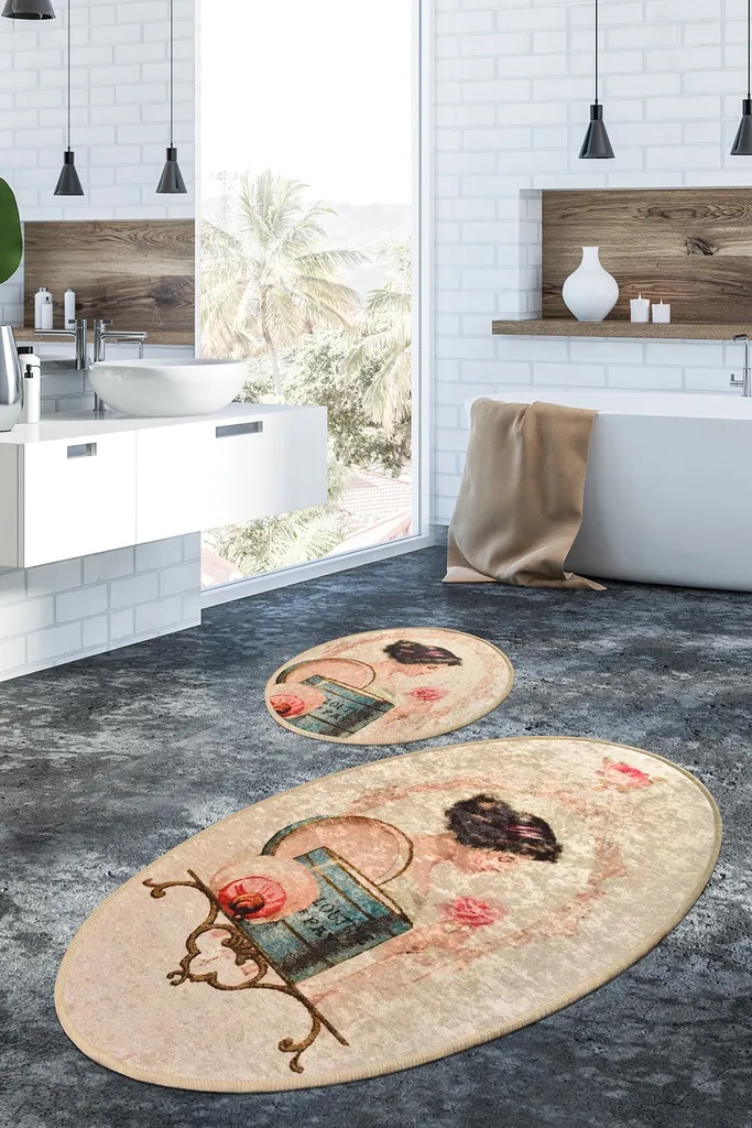 Offerta Tappetino Bagno Mijolnir Glare CHL2386 Velluto Colorato
