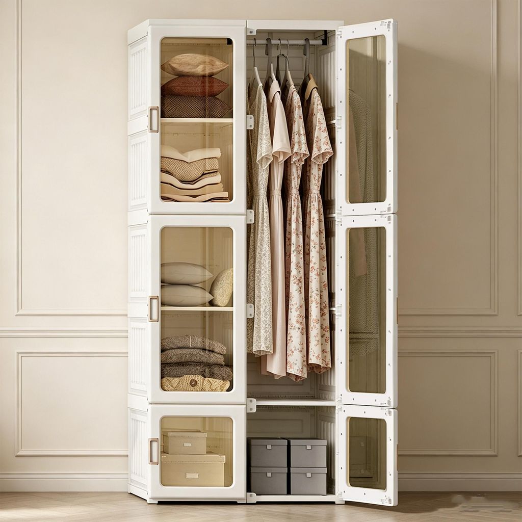 INONEFT Kleiderschrank,69x50x170cm,Faltbarer Produktbild 
