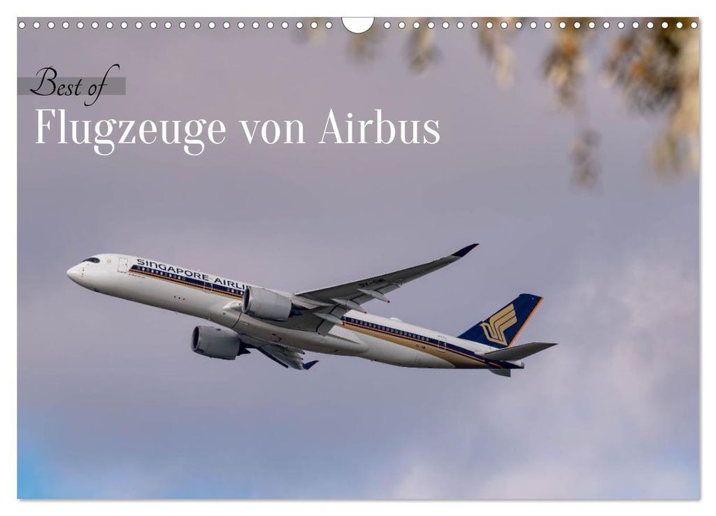 Flugzeuge von Airbus 2027 (Wandkalender 2027 DIN A3 quer), CALVENDO Monatskalender