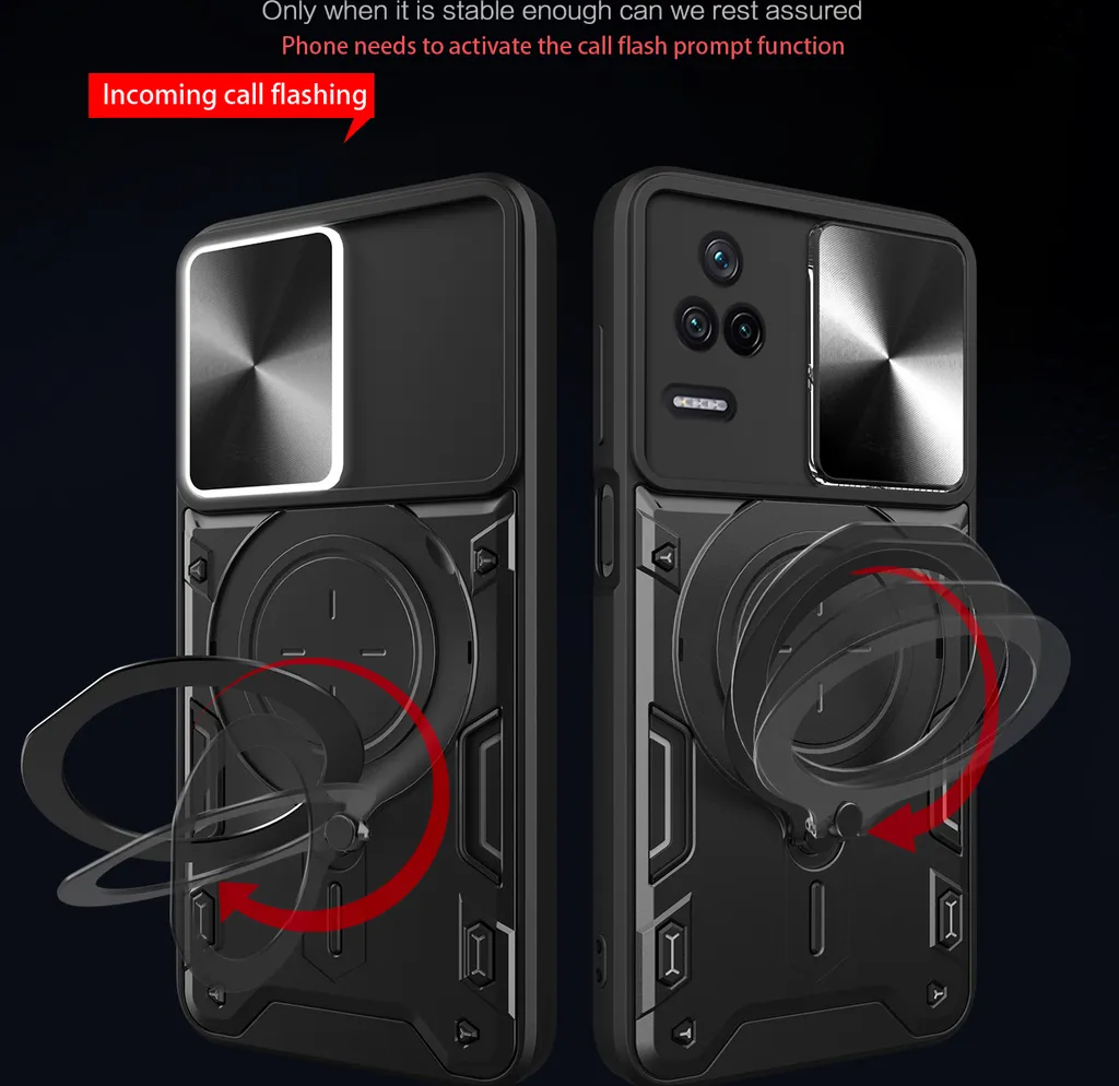 Custodia Xiaomi Redmi Note 12S Viola - Protezione Rugged e Anello - 6