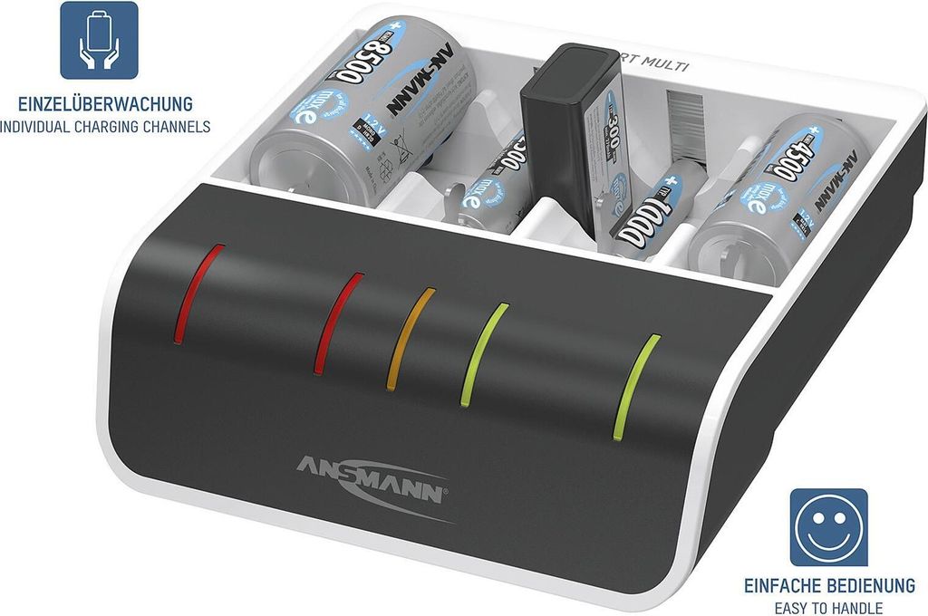 ANSMANN Ladegeät NiBC-ComfortMulti-USB-cb Produktbild 