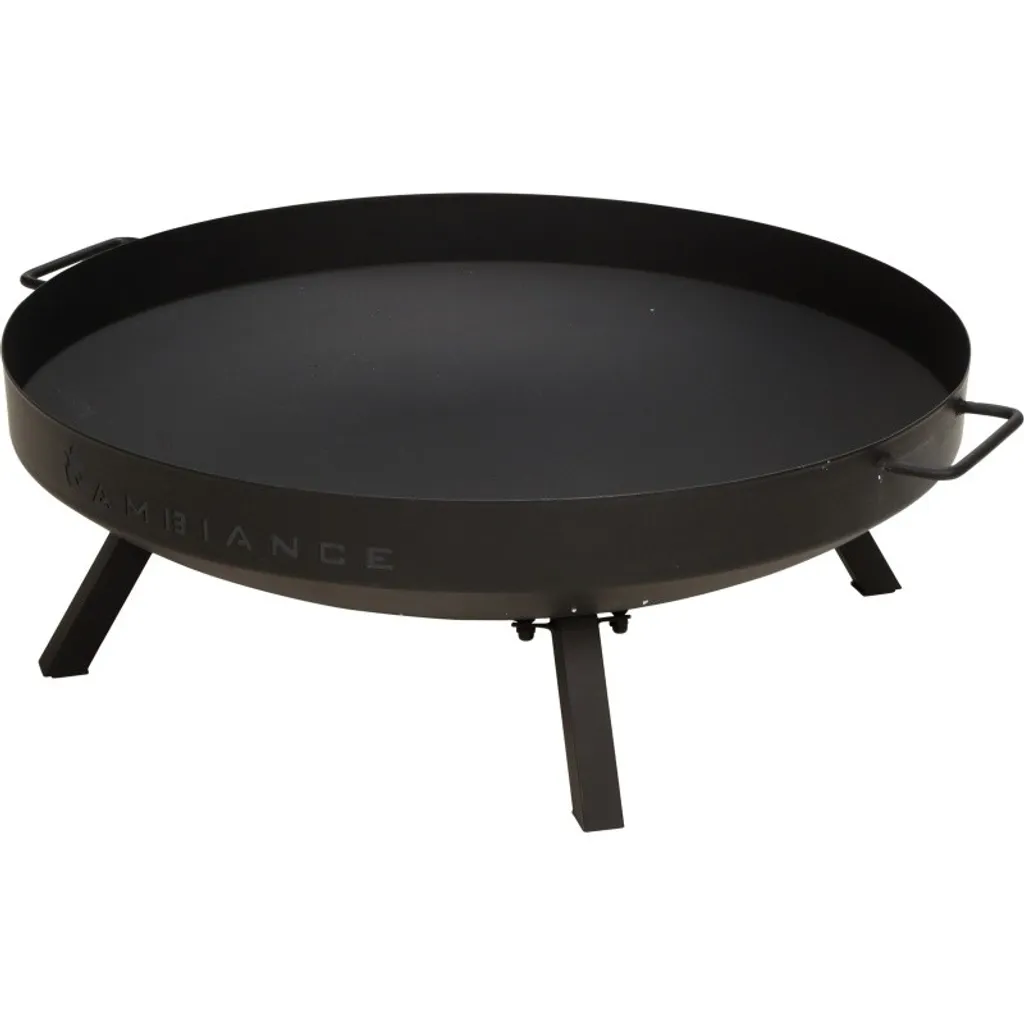 Foyer de jardin portable 75 cm PROGARDEN KO-FB8004030 en acier noir