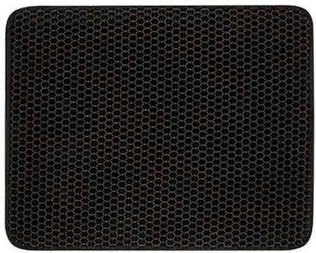 Sortie de litière pour chat 45x60cm, tapis filtrant et lavable bicouche