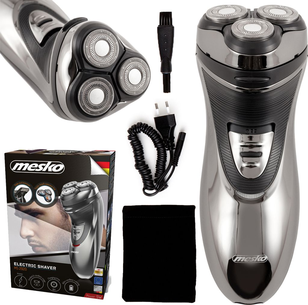 Rasoir Tondeuse 3 têtes + Accessoires Mesko Set Image du produit 