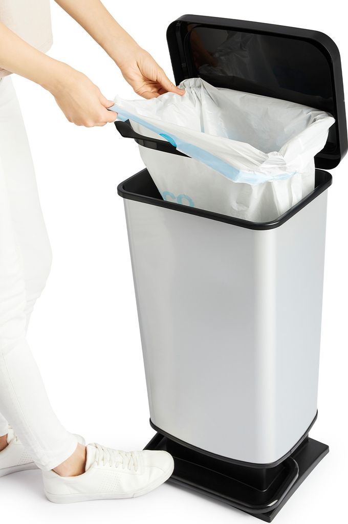 Rotho Abfalleimer 40 L Paso - Treteimer Geruchsdicht - Produktbild 5