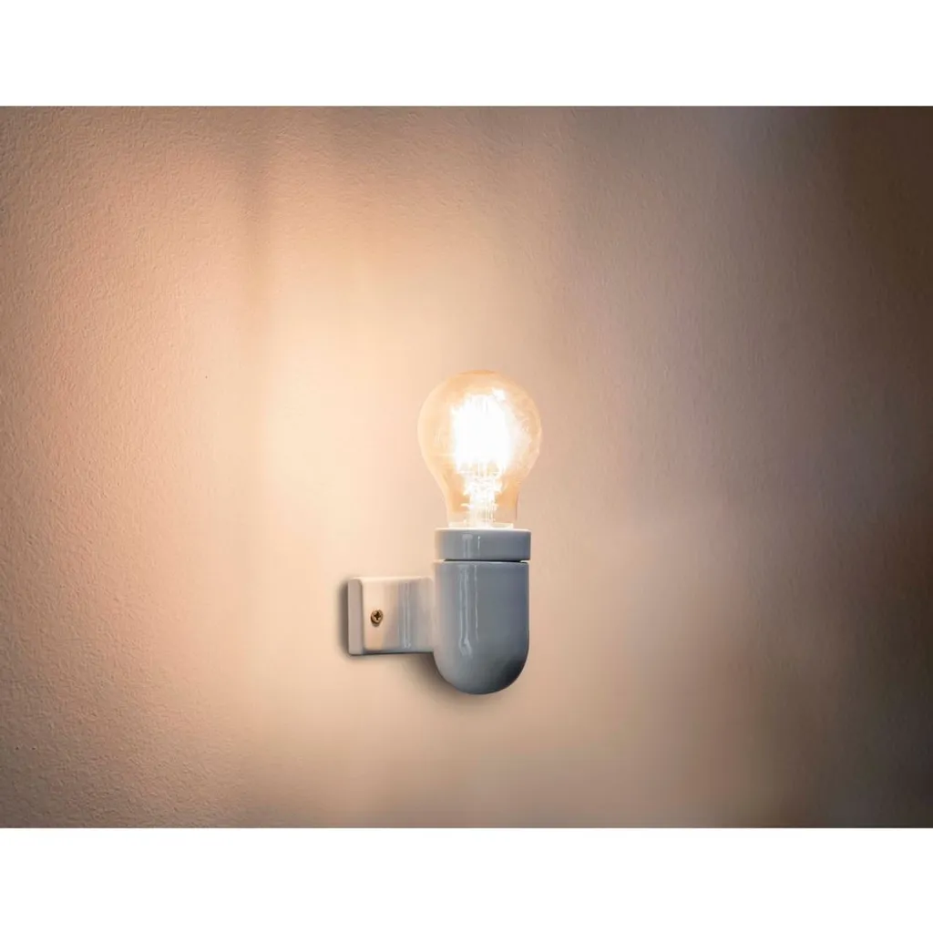 Faro 62302 Sera: Applique in Ceramica Bianca E27 per Interni Chic - 2