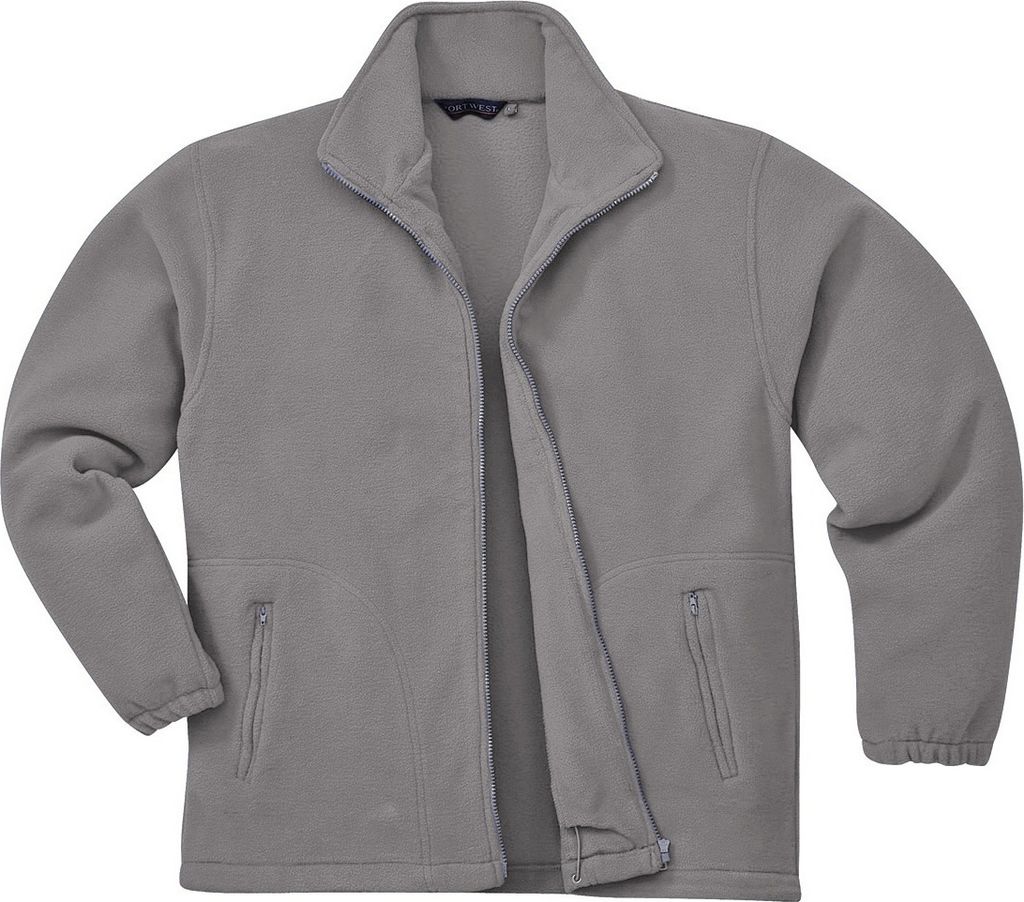 Portwest Argyll Herren Fleece-Jacke, Anti-Pilling RW1026 (Medium) (Grau)