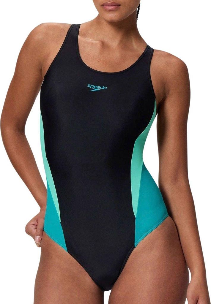 Speedo Colourblock Splice 2.0 Muscleback Badeanzug Damen