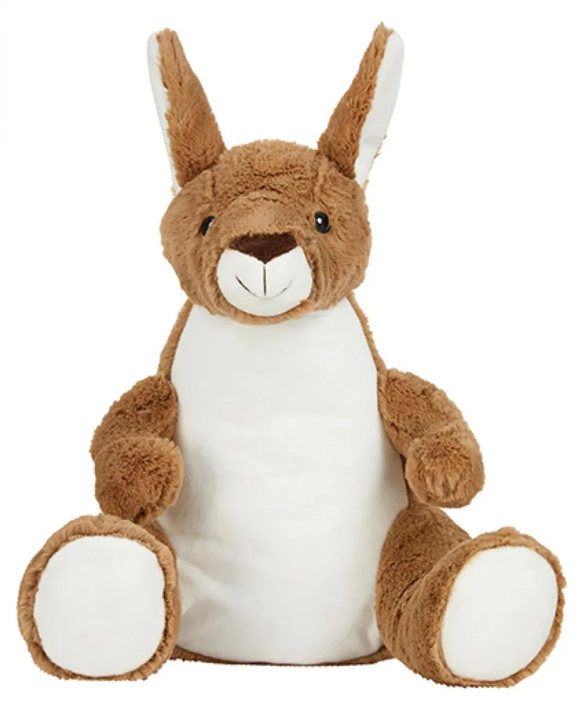 Grande Peluche Kangourou Zippie Marron Mumbles MM575 pour Personnalisation
