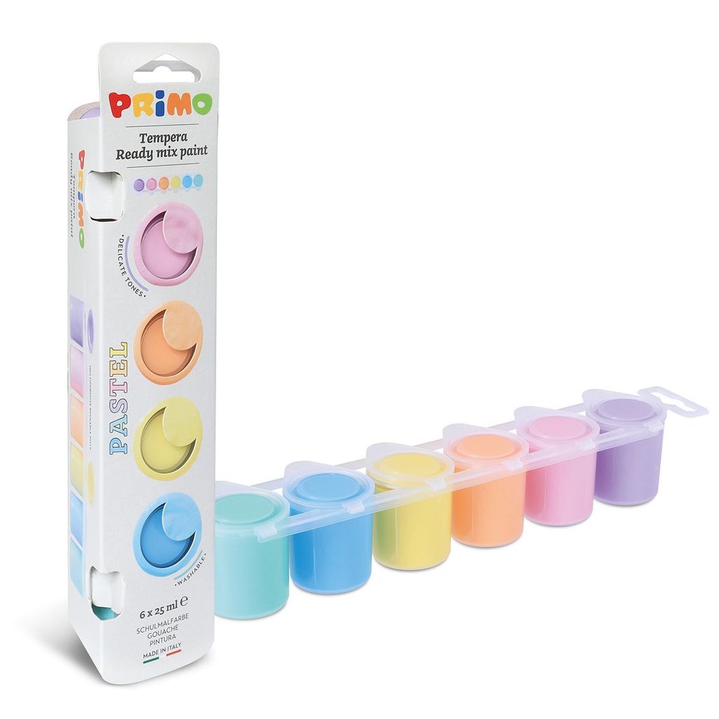 Primo 2534BRP6E Bastel- & Hobby-Farbe Plakatfarbe 25 ml 1 Stück(e)