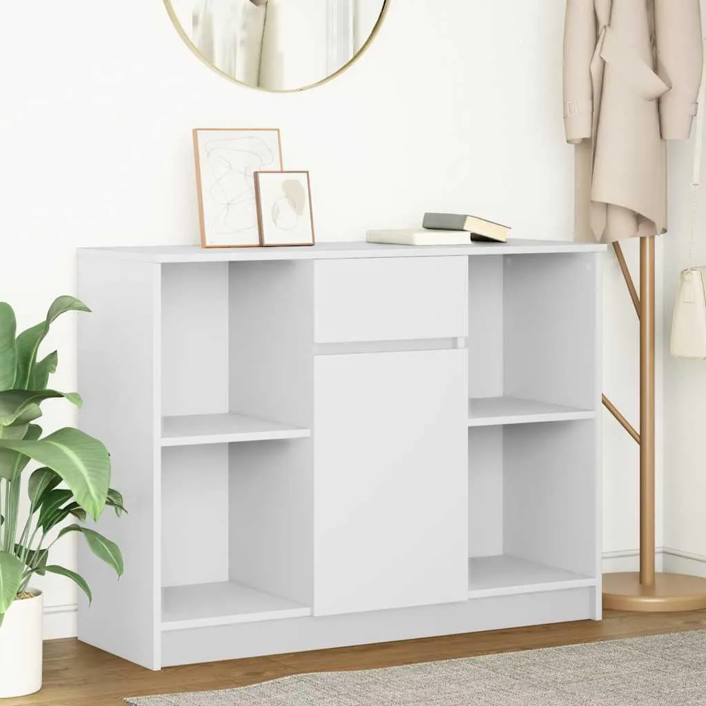 Madia Moderna Bianca vidaXL 101x35x76 cm | Design Minimalista