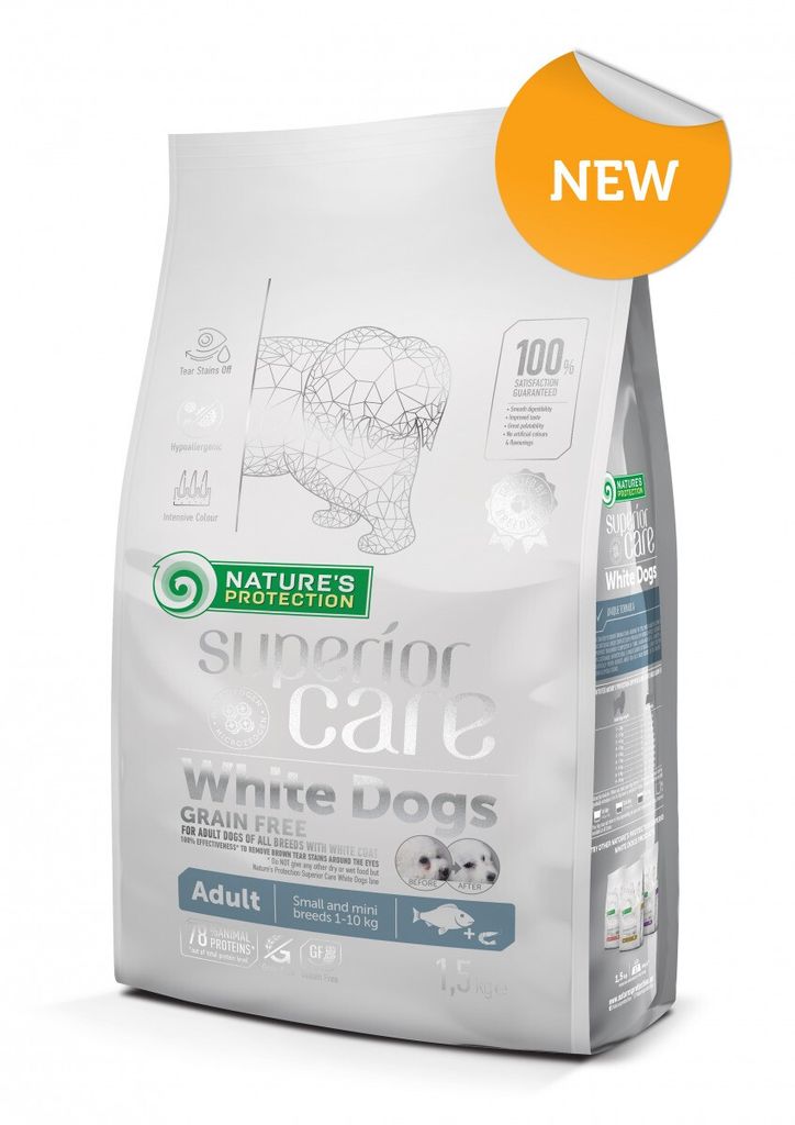 Natures Protection Superior Care White Dogs Grain Free Obrázok produktu 