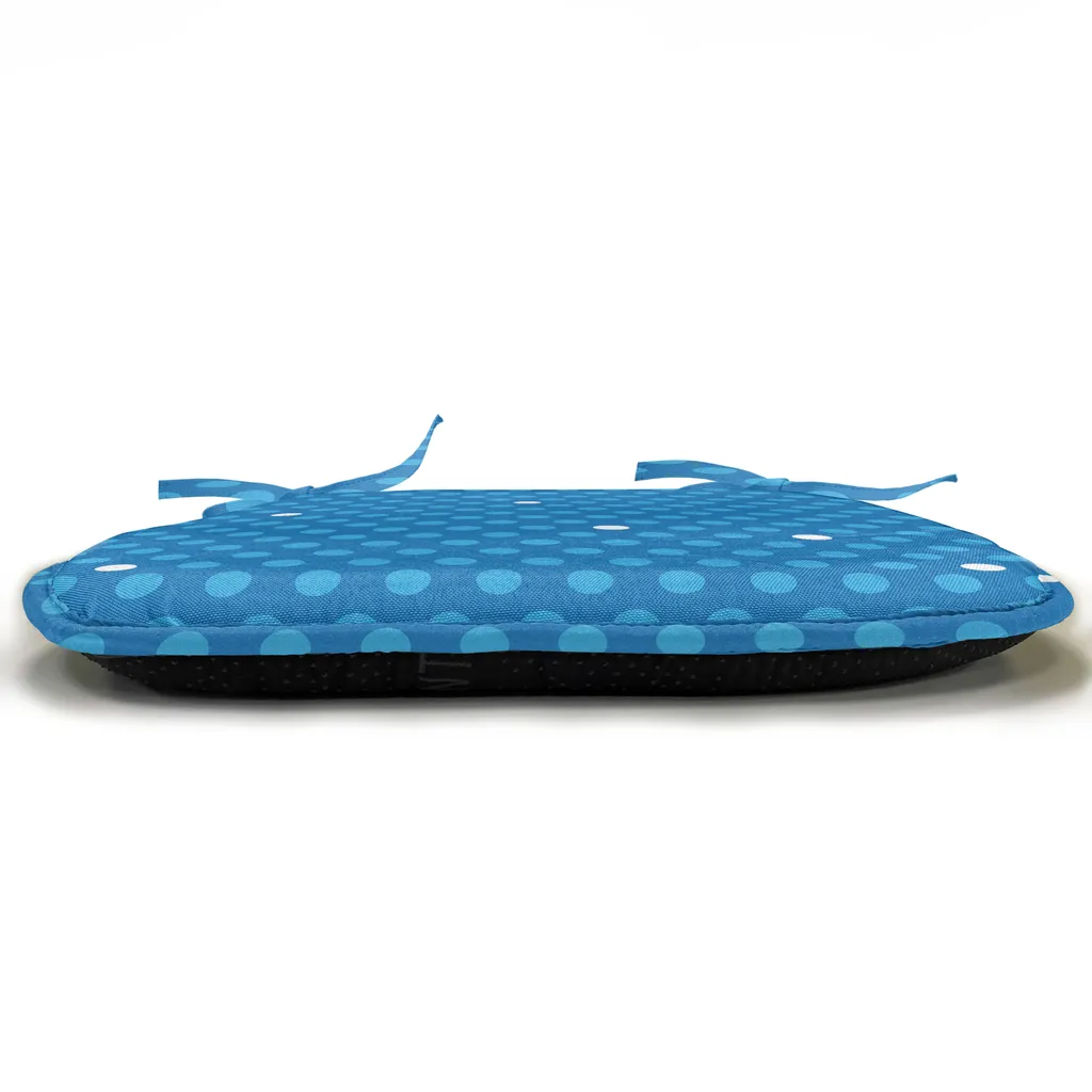 Coussin de Chaise Anti-Tache et Antidérapant Bleu Clair - Set de 12