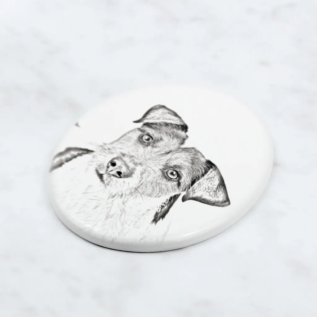 Memoriale Parson Russell Terrier Art-Dog | Targa Ovale Design - 4