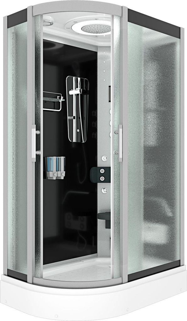 Dusche Duschkabine D60-73M3L-EC Duschtempel Sauna 120x80 cm