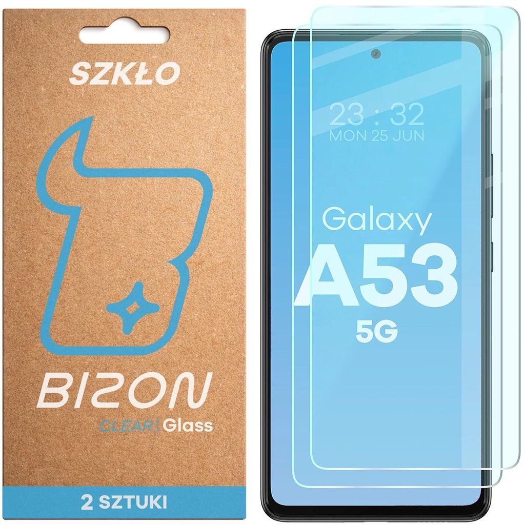 Gehärtetes Glas für Galaxy A53 5G, Bizon Glass Clear Duo, 2 Produktbild 