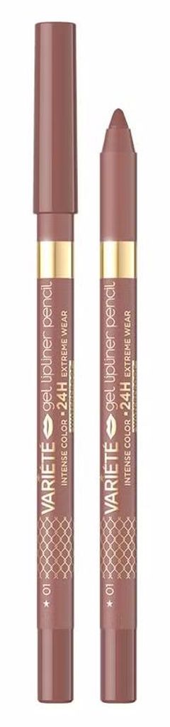 Eveline Cosmetics Variete – langanhaltender, wasserfester Lipliner, Farbton 07