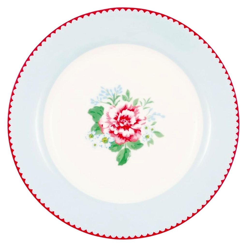 Frühstücksteller Alivia in Hellblau 20,2 cm