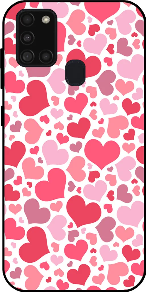 Cover Slim Samsung Galaxy A21s Smartphonica - TPU Design Cuori Soft
