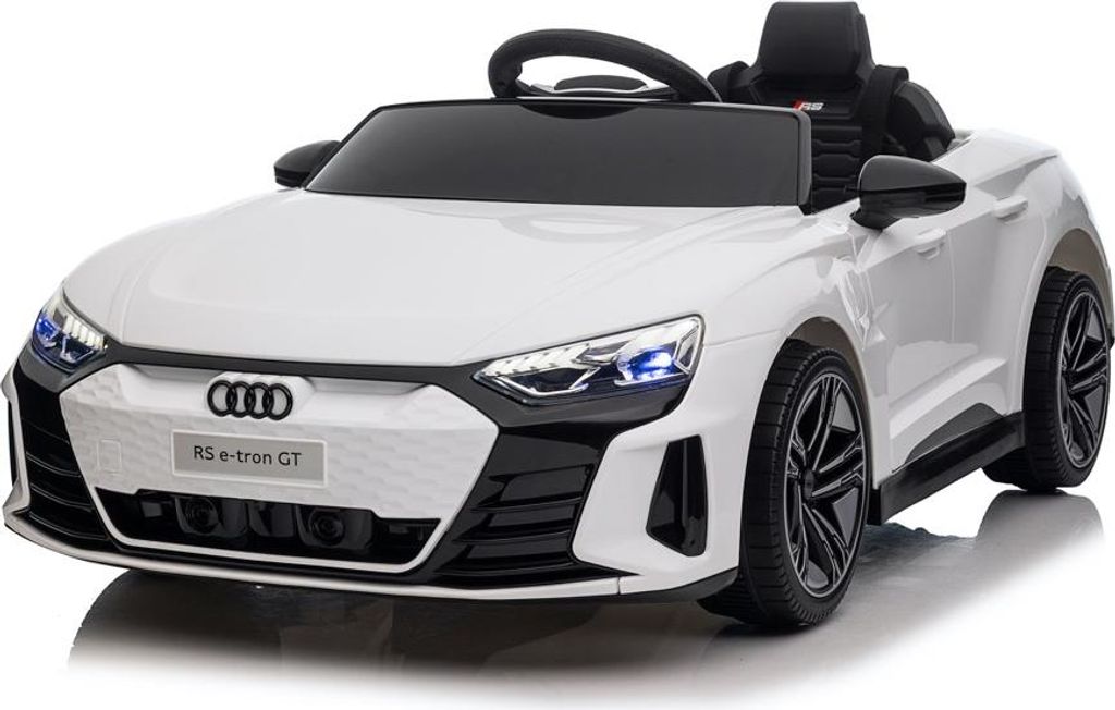 Kinder Elektroauto Audi RS e-tron GT, zwei Motoren, Audio, FB, weiss