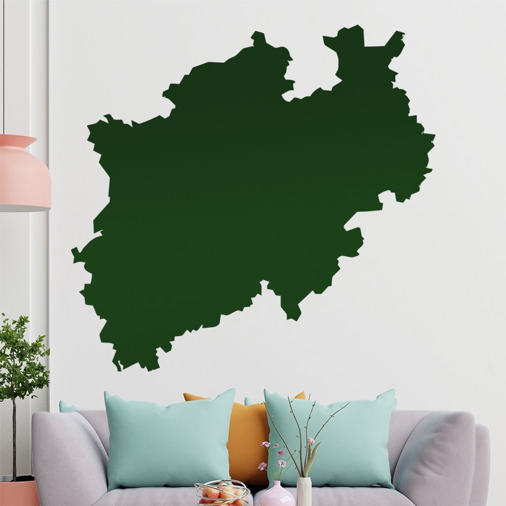 KIWISTAR Bundesland Nordrhein-Westfalen - Düsseldorf Kölner Dom Wandtattoo in 6 Größen - Wandaufkleber Wall Sticker - Dekoration, Küche, Wohnz...