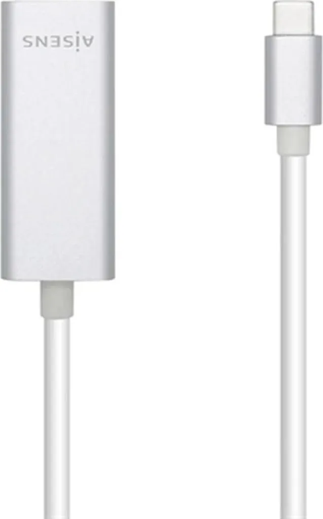 Aisens A109-0505 Adattatore USB-C a LAN Gigabit 15cm - Argento Elegante