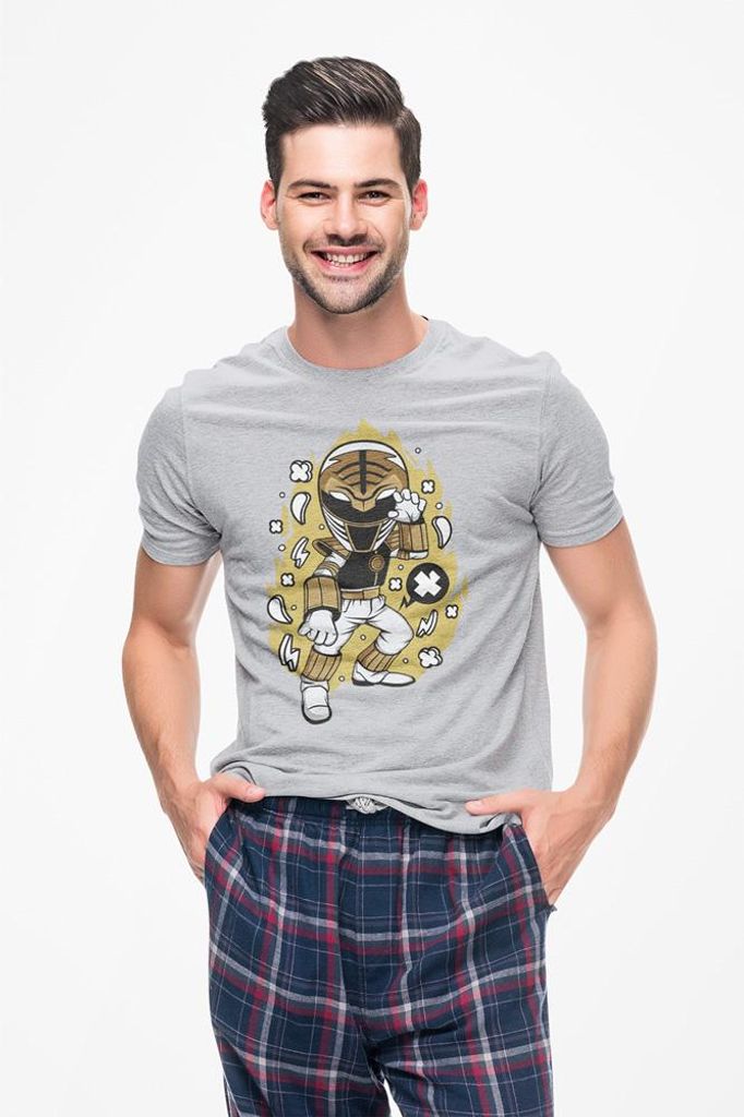 D&B Uni Polo PC00084 Power Ranger Grau-Größe 4XL
