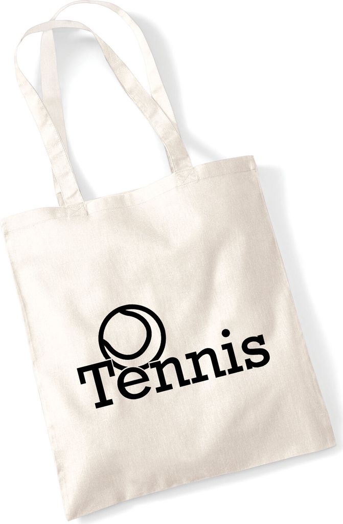 Huuraa Jutebeutel Tennis Ball 10 Liter Natural Baumwolle Tasche Geschenkidee