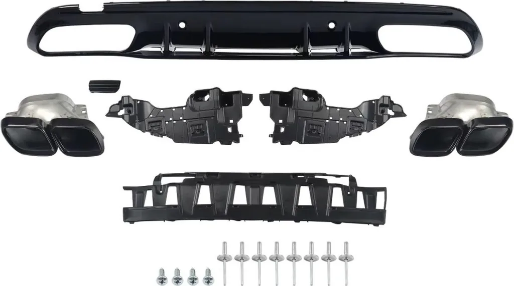 Diffuseur arrière look C63 Mercedes W205 AMG pour look sportif