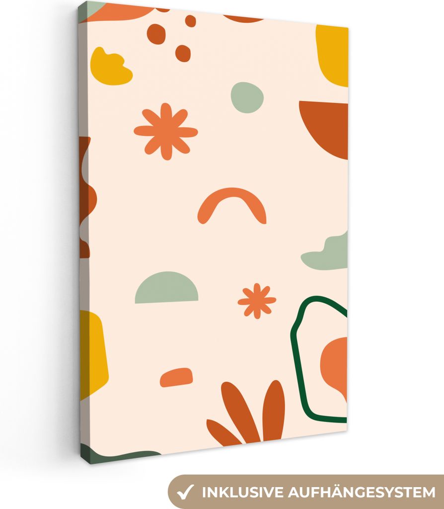 OneMillionCanvasses - Leinwandbilder - 90x140 cm, Design - Sommer - Abstrakt, Wandbilder Kunstdruck Wanddekoration - Wandschmucke - Schlafzimmer