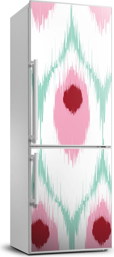 Tulup Kühlschrankdekoration - 70x190 cm - Aufkleber auf dem Kühlschrank - Pfaumuster