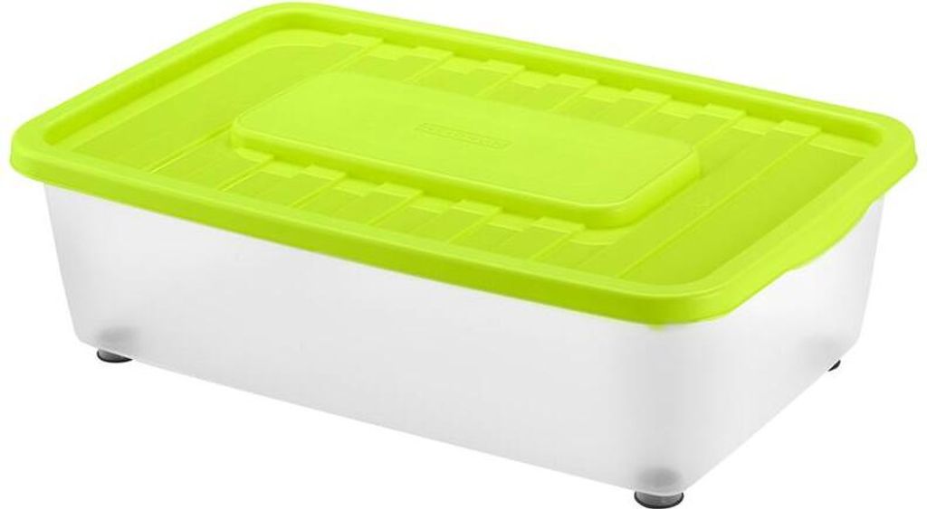BOX ÚLOŽNÝ POD POSTEL S VÍKEM 25L, PLAST, 56X37X18 mix Obrázek produktu 