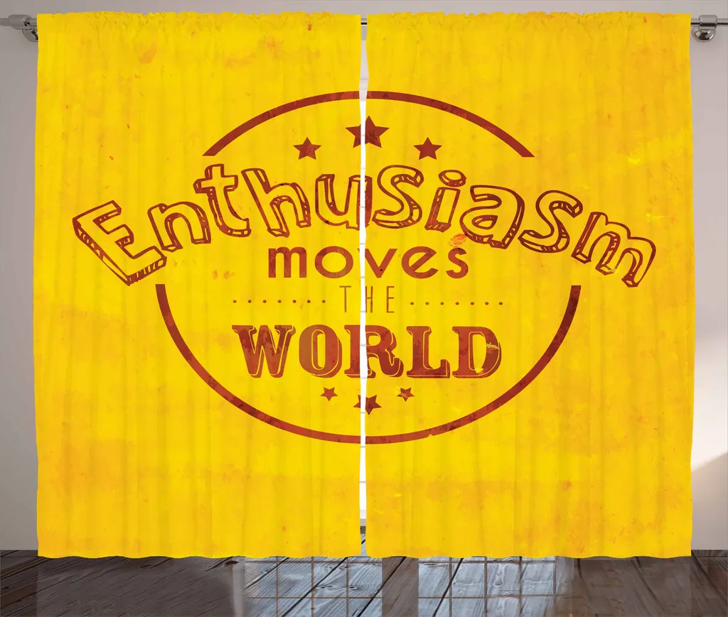 Tende ABAKUHAUS Rustiche con Parole Motivazionali 280x175cm