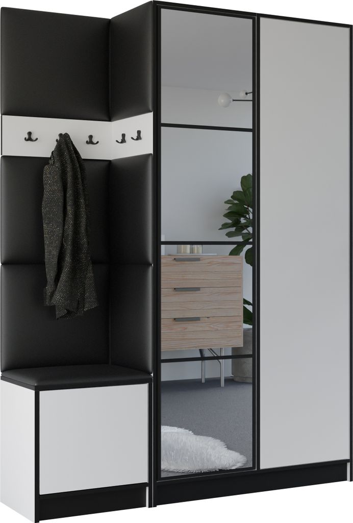 KIER FURNITURE Kleiderschrank EDEN, Schlafzimmer Schrank, Produktbild 