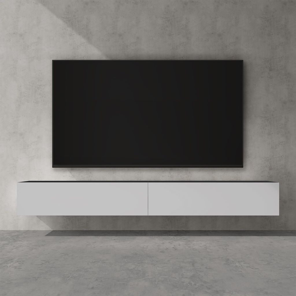 doporro TV Lowboard hängend Fernsehschrank Wohnzimmer | Produktbild 