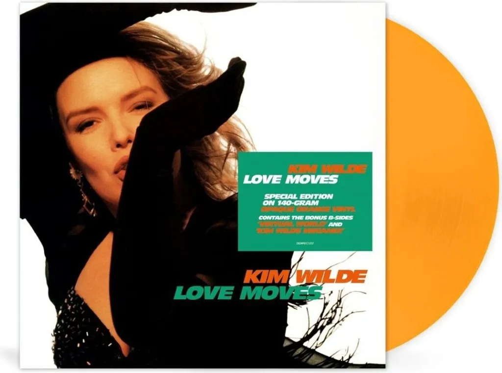 Kim Wilde Love Moves Edition Spéciale Vinyle Orange Opaque LP Album