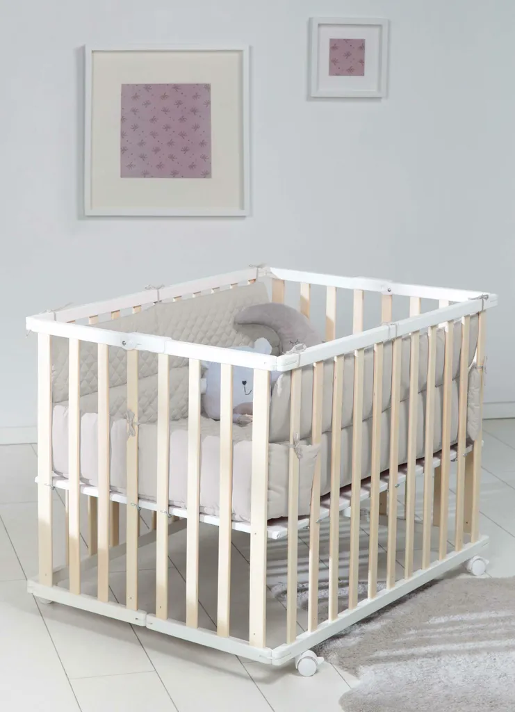 Fond de parc bébé molletonné gris argenté roba Style, taille ajustable - 8