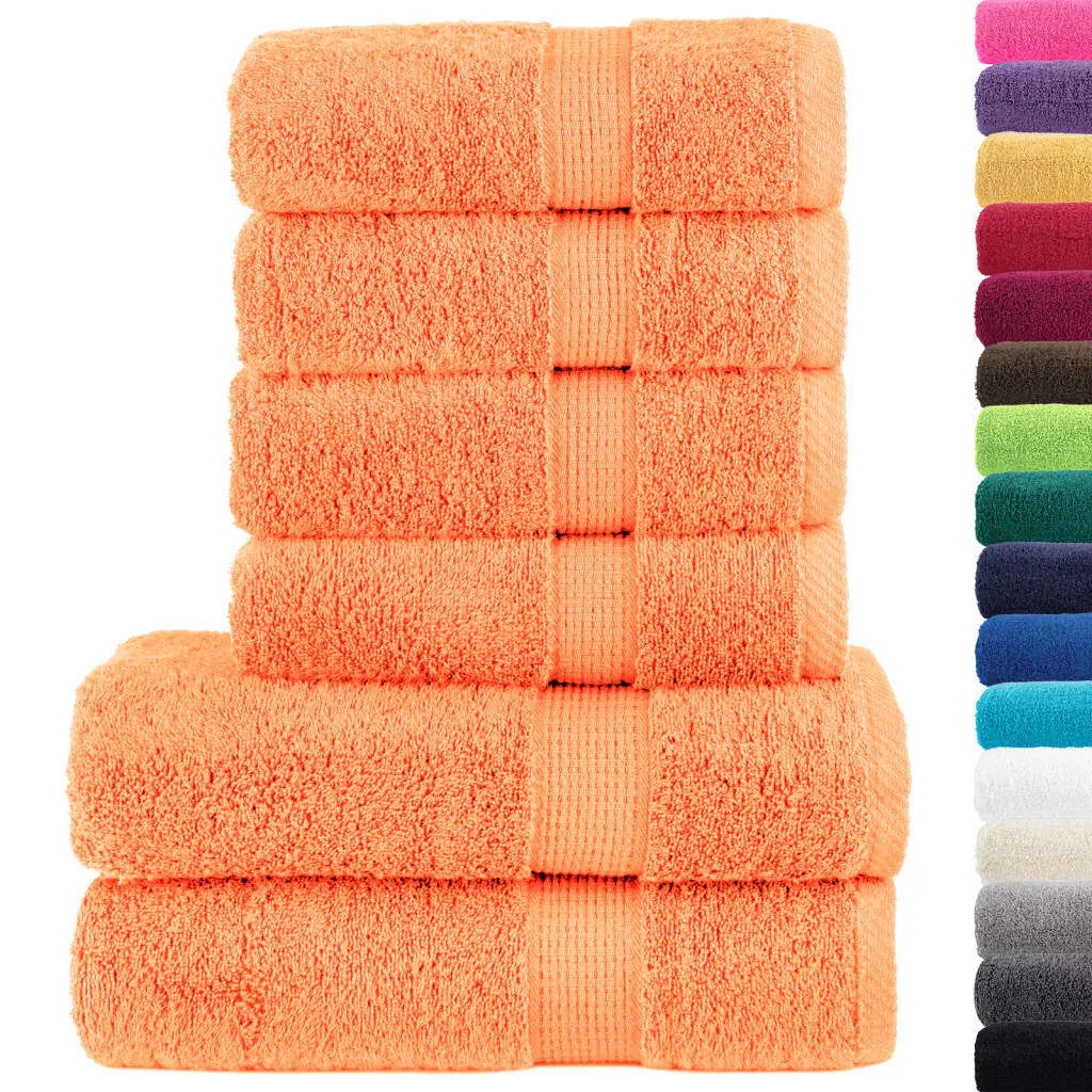 Recensione Set vidaXL SOLUND Arancione 600g/m² | 6 Asciugamani Cotone